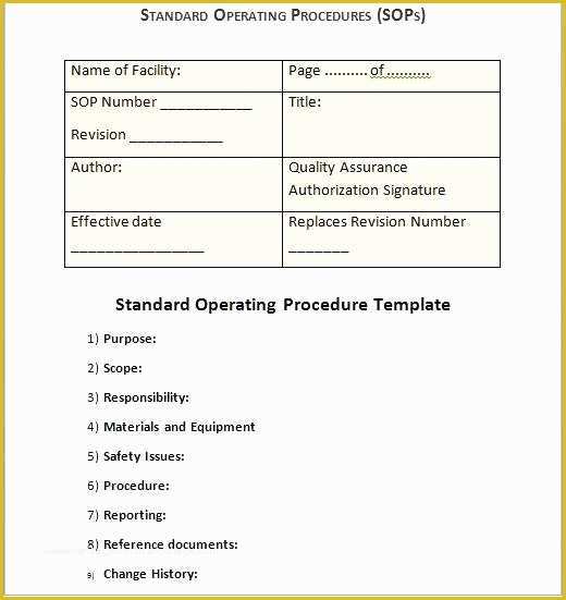 Restaurant Policy and Procedure Manual Template Free Of Procedure Template Free sop Templates Restaurant Policy