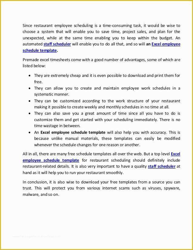 Restaurant Work Schedule Template Free Of How to Make Restaurant Scheduling Easy with An Excel