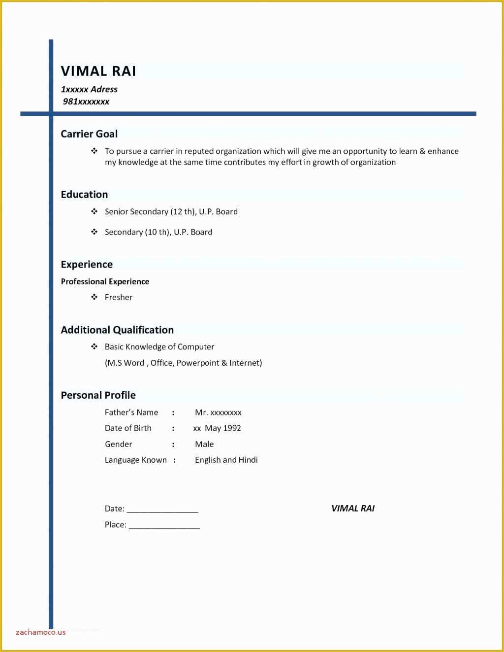 free resume builder online free download