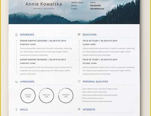 Resume Indesign Template Free Download Of 10 Best Free Resume Cv Templates In Ai Indesign Word