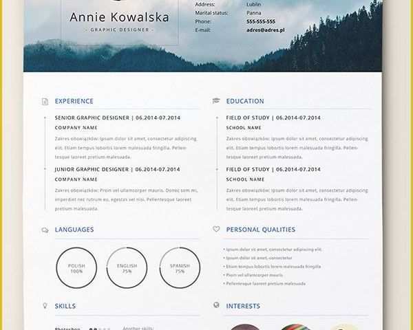 Resume Indesign Template Free Download Of 10 Best Free Resume Cv Templates In Ai Indesign Word