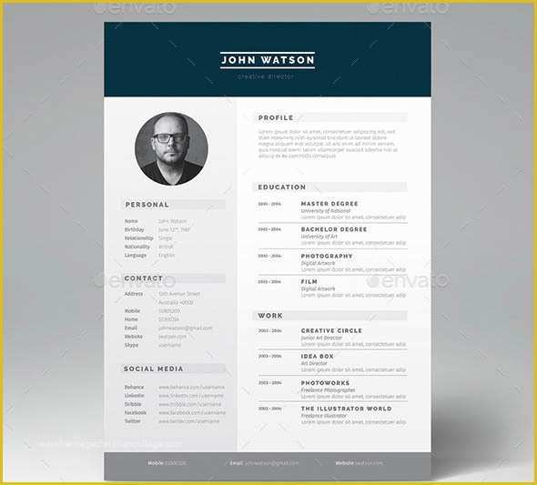Resume Indesign Template Free Download Of 16 Great Resume Indesign Templates – Desiznworld