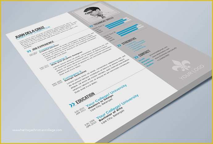 Resume Indesign Template Free Download Of 28 Free Cv Resume Templates HTML Psd & Indesign