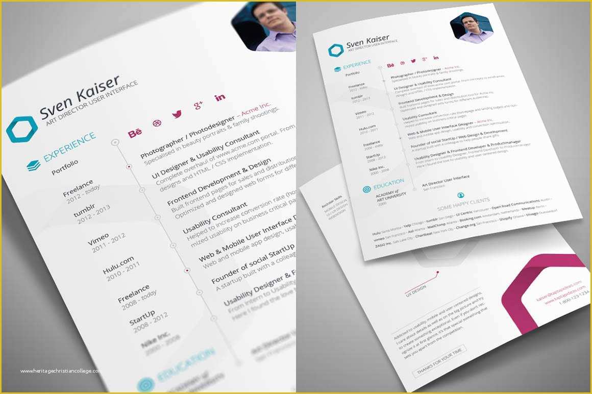 Resume Indesign Template Free Download Of Free Indesign Resume Template Dealjumbo — Discounted