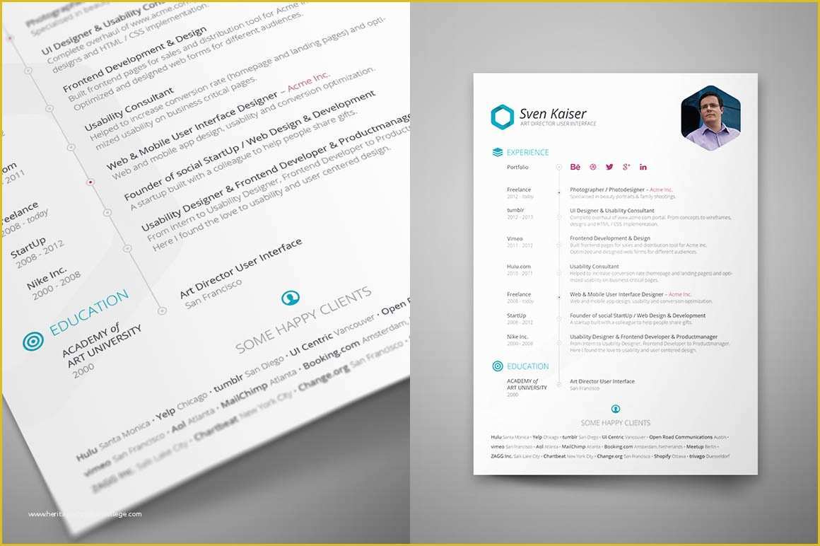 Resume Indesign Template Free Download Of Free Indesign Resume Template Dealjumbo — Discounted