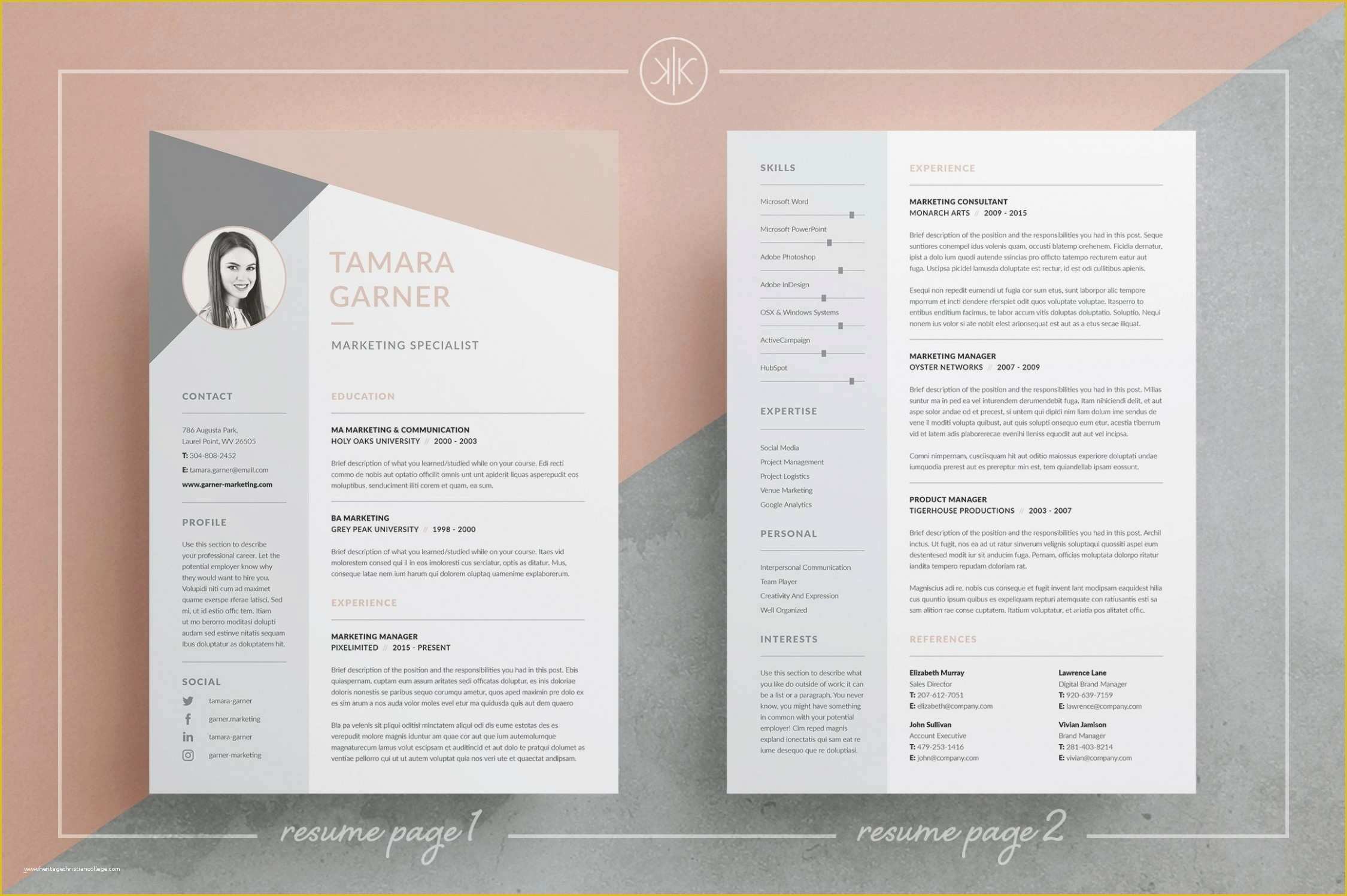 Resume Indesign Template Free Download Of Resume and Template Creative Resume Indesign Template