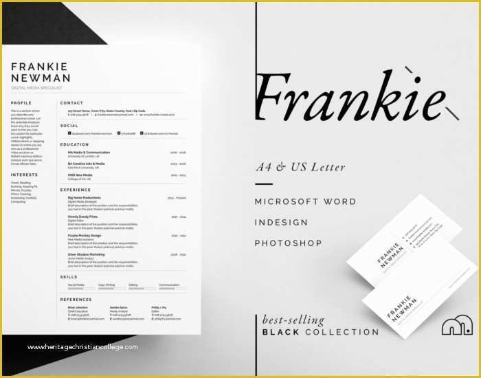 Resume Portfolio Template Free Of 11 Best Resume Templates Psd Free Design Templates