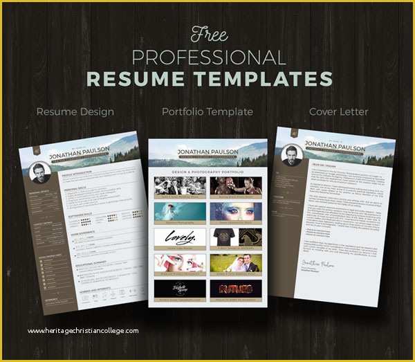Resume Portfolio Template Free Of 50 Beautiful Free Resume Cv Templates In Ai Indesign