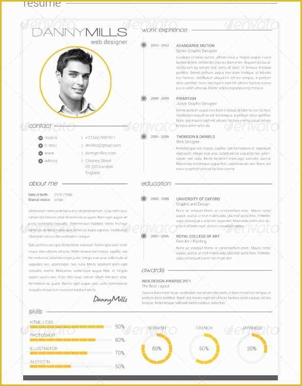 Resume Portfolio Template Free Of Awesome Free Resume Cv Templates 56pixels