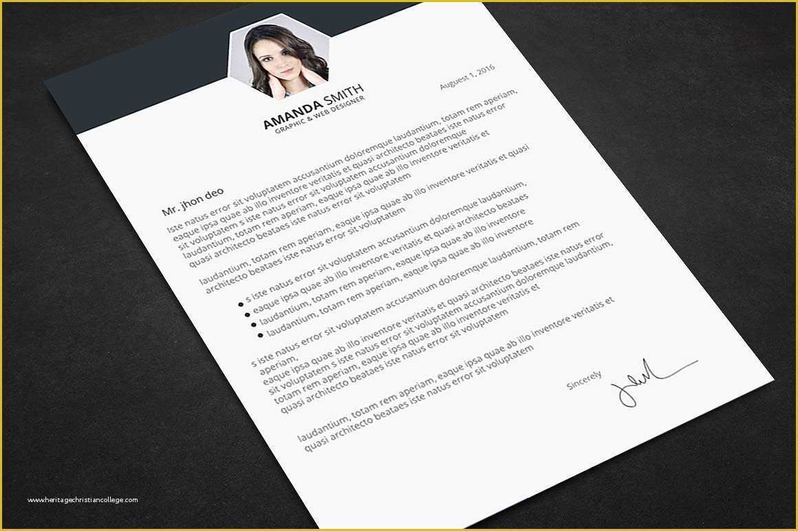 Resume Portfolio Template Free Of Creative Resume Cv Template with Cover Letter and