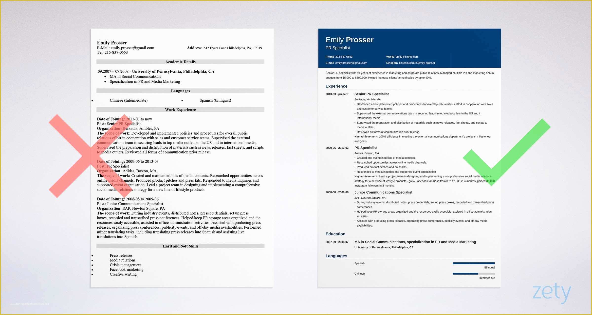 Resume Template for Google Docs Free Of Google Docs Resume Templates 10 Examples to Download