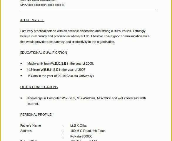 Resume Template Free Download Doc Of 37 Bpo Resume Templates Pdf Doc