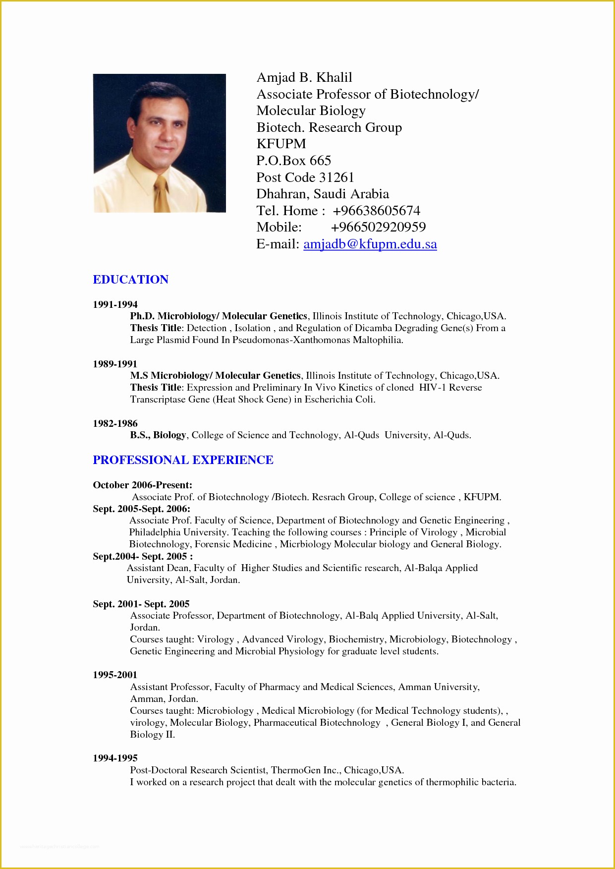 Resume Template Free Download Doc Of Professional Resume format Doc