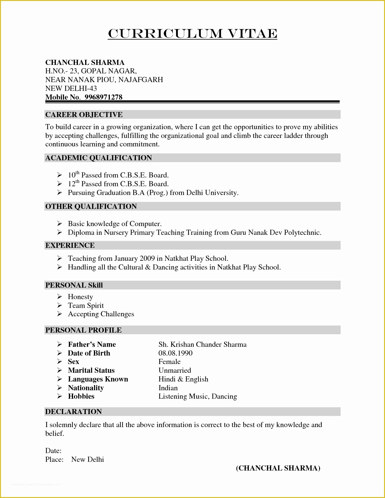 Resume Template Free Download Doc Of Resume Sample Doc