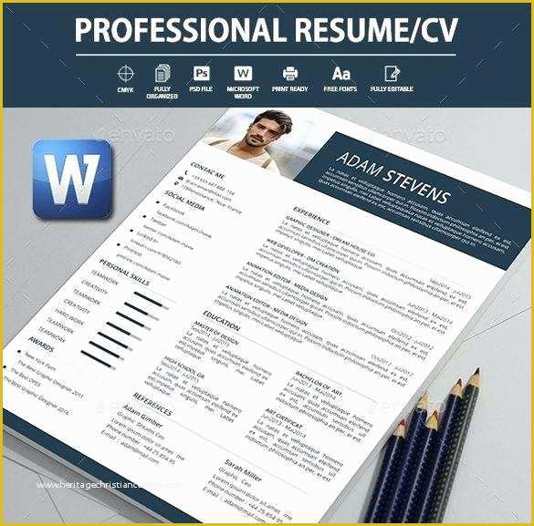 Resume Template Word Free Download Of Cv format 2019 south Africa