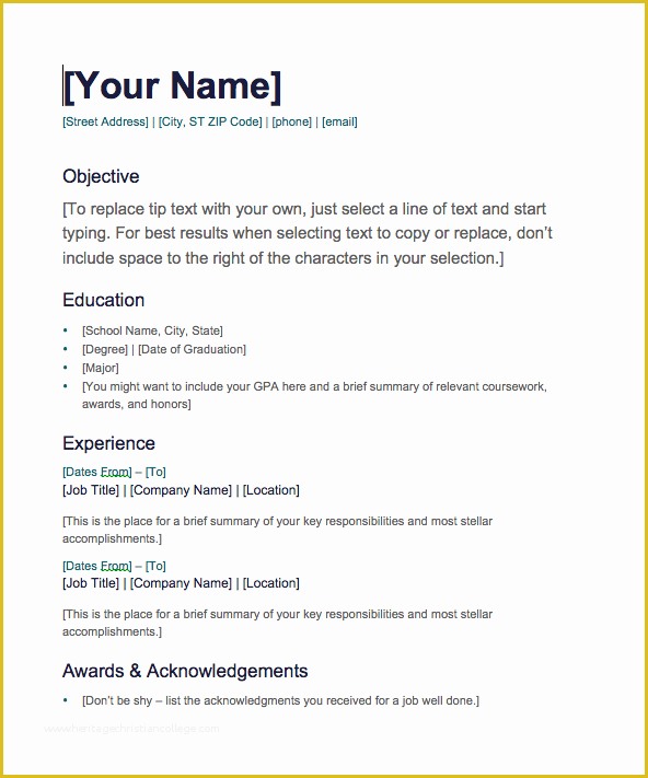 Resume Template Word Free Download Of Resume Templates Free Download Word