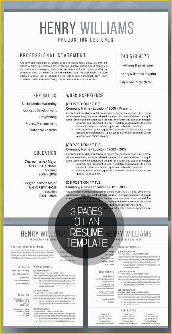 Resume Templates 2018 Free Of 50 Best Resume Templates for 2018 Design
