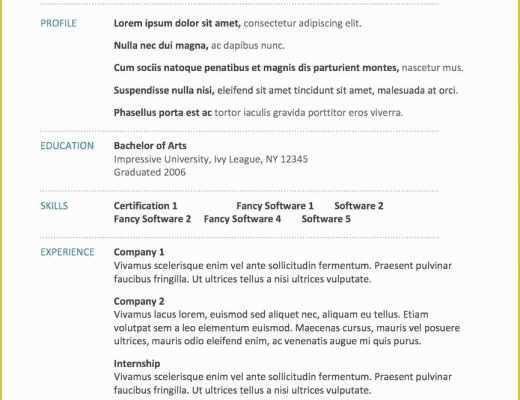 Resume Templates 2018 Free Of Cv Template Word 2018
