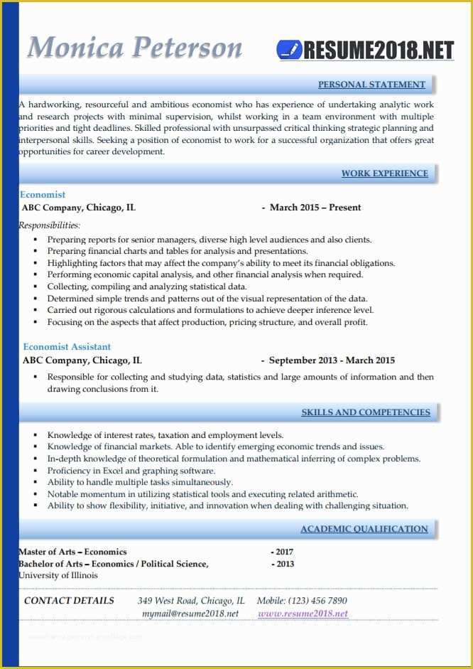 Resume Templates 2018 Free Of Latest Resume 2018 format Templates Resume 2018