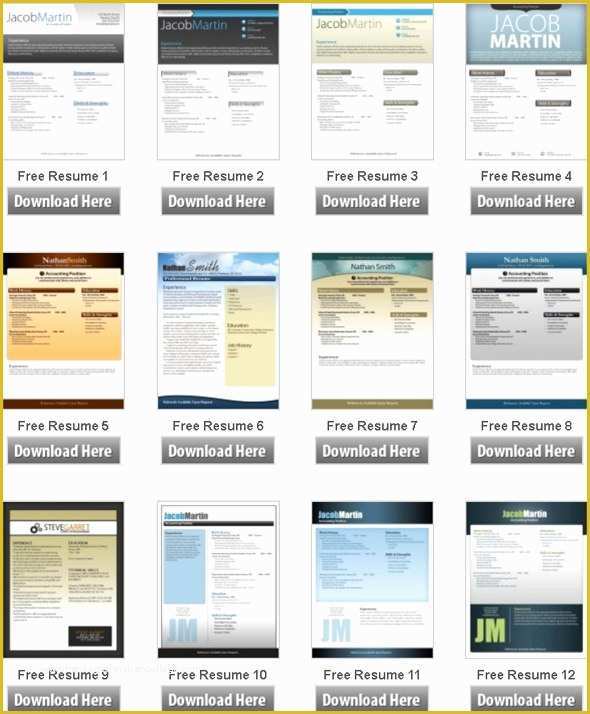 Resume Templates Free Download for Microsoft Word Of 50 Free Microsoft Word Resume Templates for Download