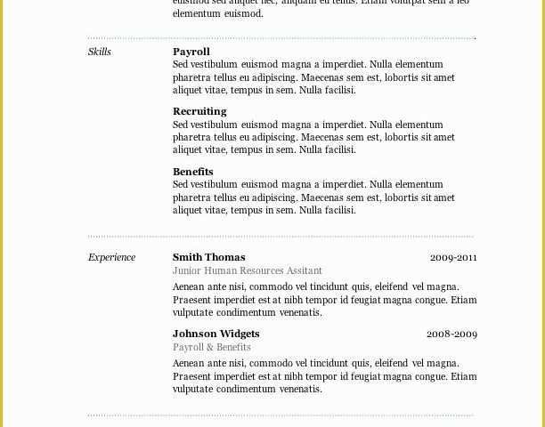 Resume Templates Free Download for Microsoft Word Of 50 Free Microsoft Word Resume Templates for Download