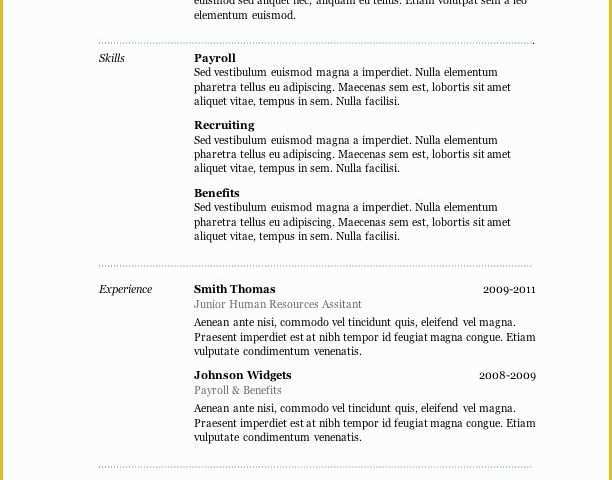 Resume Templates Free Download for Microsoft Word Of 50 Free Microsoft Word Resume Templates for Download