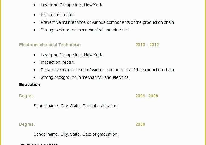 Resume Templates Free Download Word 2007 Of Free Resume Templates Microsoft Fice Word 2007