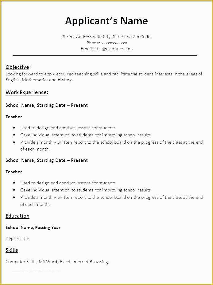 Resume Templates Free Download Word 2007 Of Resume Templates Download Free Word Template Full Version