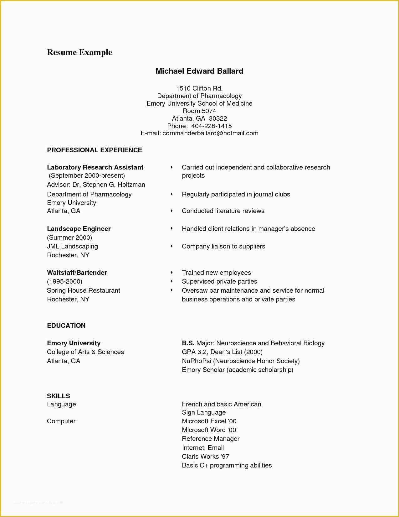 Resume Templates Microsoft Word 2010 Free Download Of How to Do A Resume Microsoft Word 2010