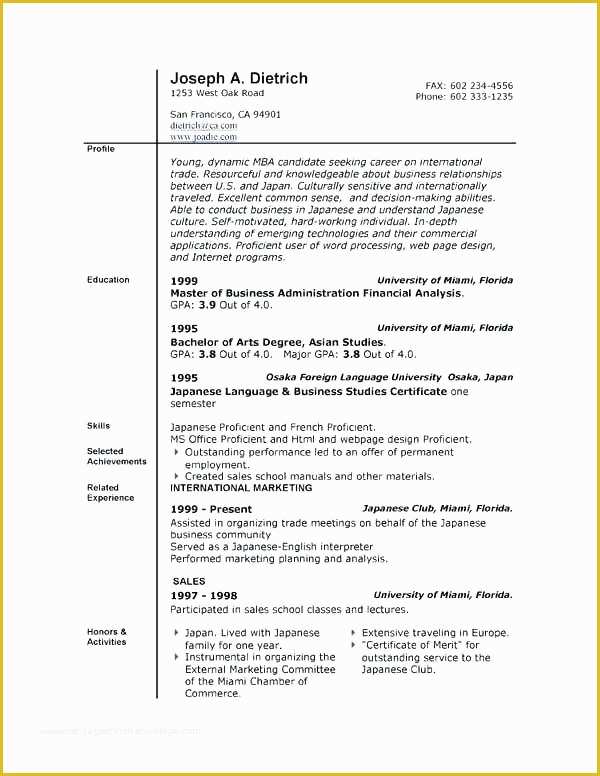 Resume Templates Microsoft Word 2010 Free Download Of Microsoft 2010 Resume Templates