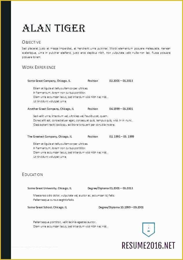 Resume Templates Word Free Download 2017 Of Modern Resume Template 2017 – soloapk