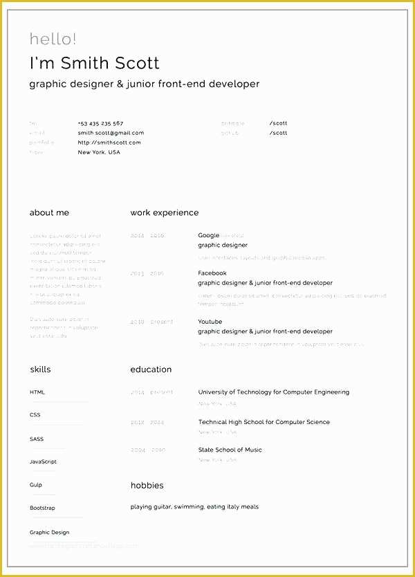 Resume Templates Word Free Download 2017 Of Resume Template 2017 Free Download Word