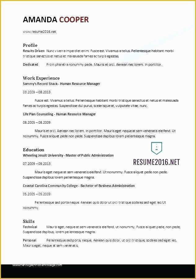 Resume Templates Word Free Download 2017 Of Templates for Resumes Word Master Electrician Resume