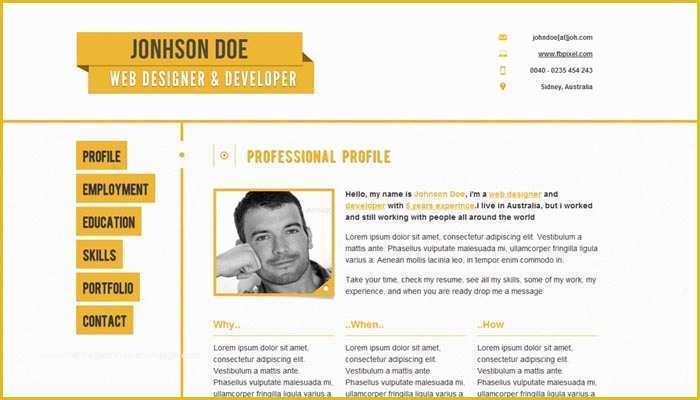 Resume Website Template Free Of Customerservice Template Websites Popteenus