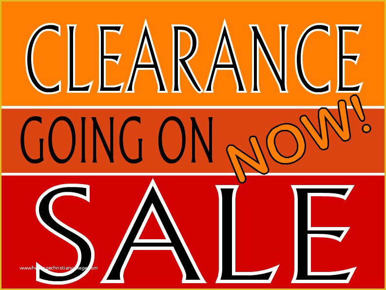 Retail Sale Signs Templates Free Of Clearance Templates