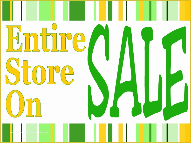 Retail Sale Signs Templates Free Of Retail Templates