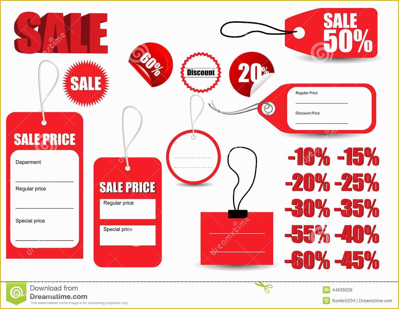 Retail Sale Signs Templates Free Of Sale Symbol Cartoon Vector