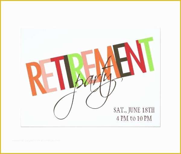 Retirement Invitation Template Free Download Of 36 Retirement Party Invitation Templates Free Download