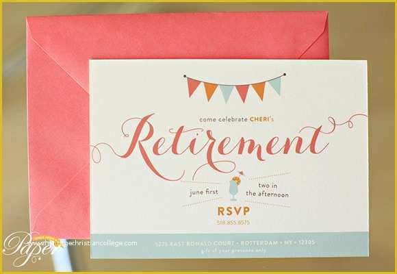 Retirement Invitation Templates Free Printable Of 17 Retirement Party Invitations Psd Ai Word Pages