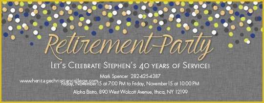 Retirement Invitation Templates Free Printable Of Free Retirement and Farewell Party Invitations