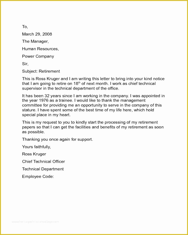 Retirement Letter Templates Free Of 2019 Retirement Letter Templates Fillable Printable Pdf