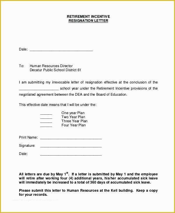 Retirement Letter Templates Free Of Nice Retirement Letter Template Gallery