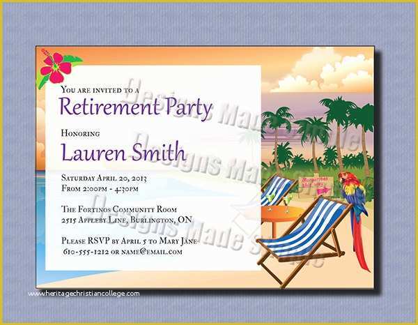 Retirement Party Announcement Template Free Of 36 Retirement Party Invitation Templates Psd Ai Word