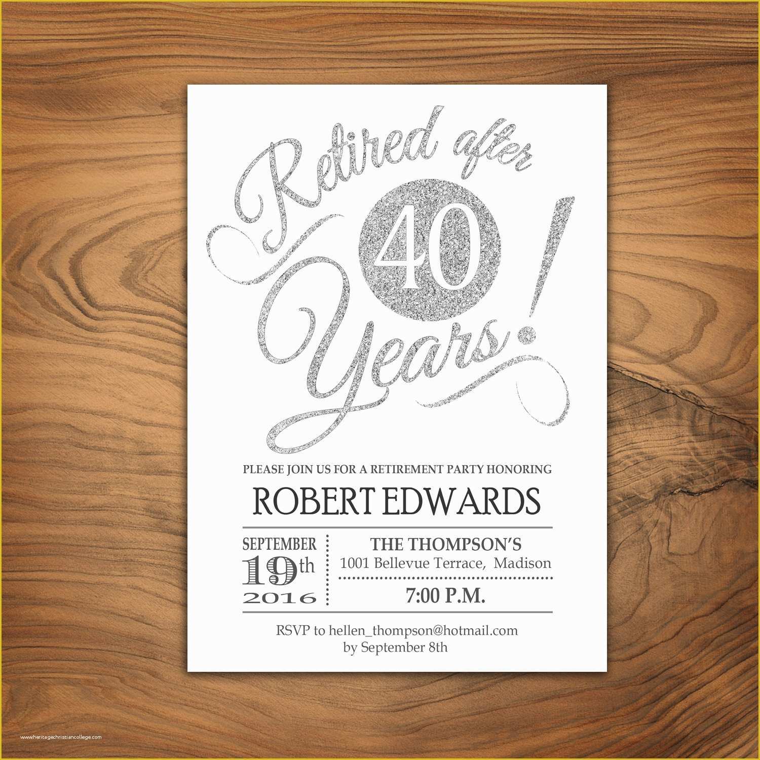 Retirement Party Announcement Template Free Of Retirement Party Invitation Retirement Invite Printable