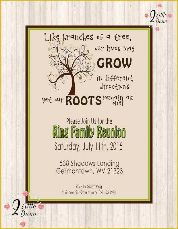 Reunion Flyer Template Free Of 15 Family Reunion Invitations Printable Psd Ai Vector