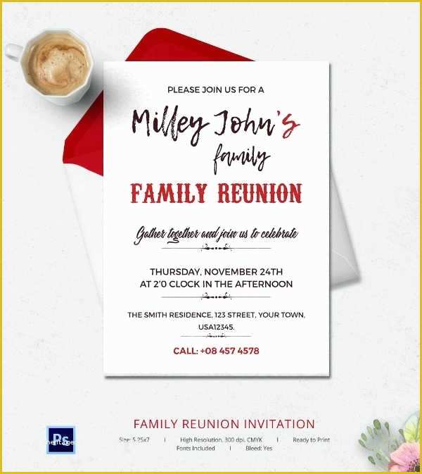 Reunion Flyer Template Free Of Family Reunion Invitation Templates Beepmunk