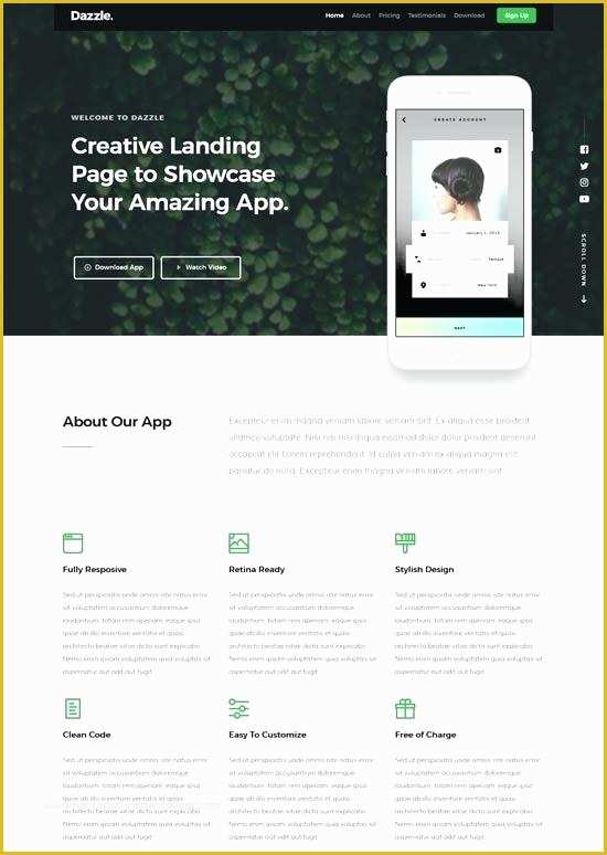 Review Website Template Free Of Responsive Templates for High Converting Websites Product