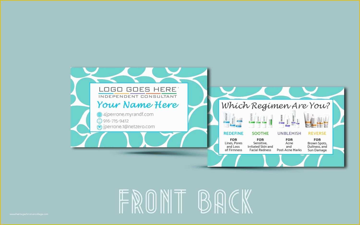 Rodan and Fields Business Card Template Free Of Authentic S Rodan Fields Business Card