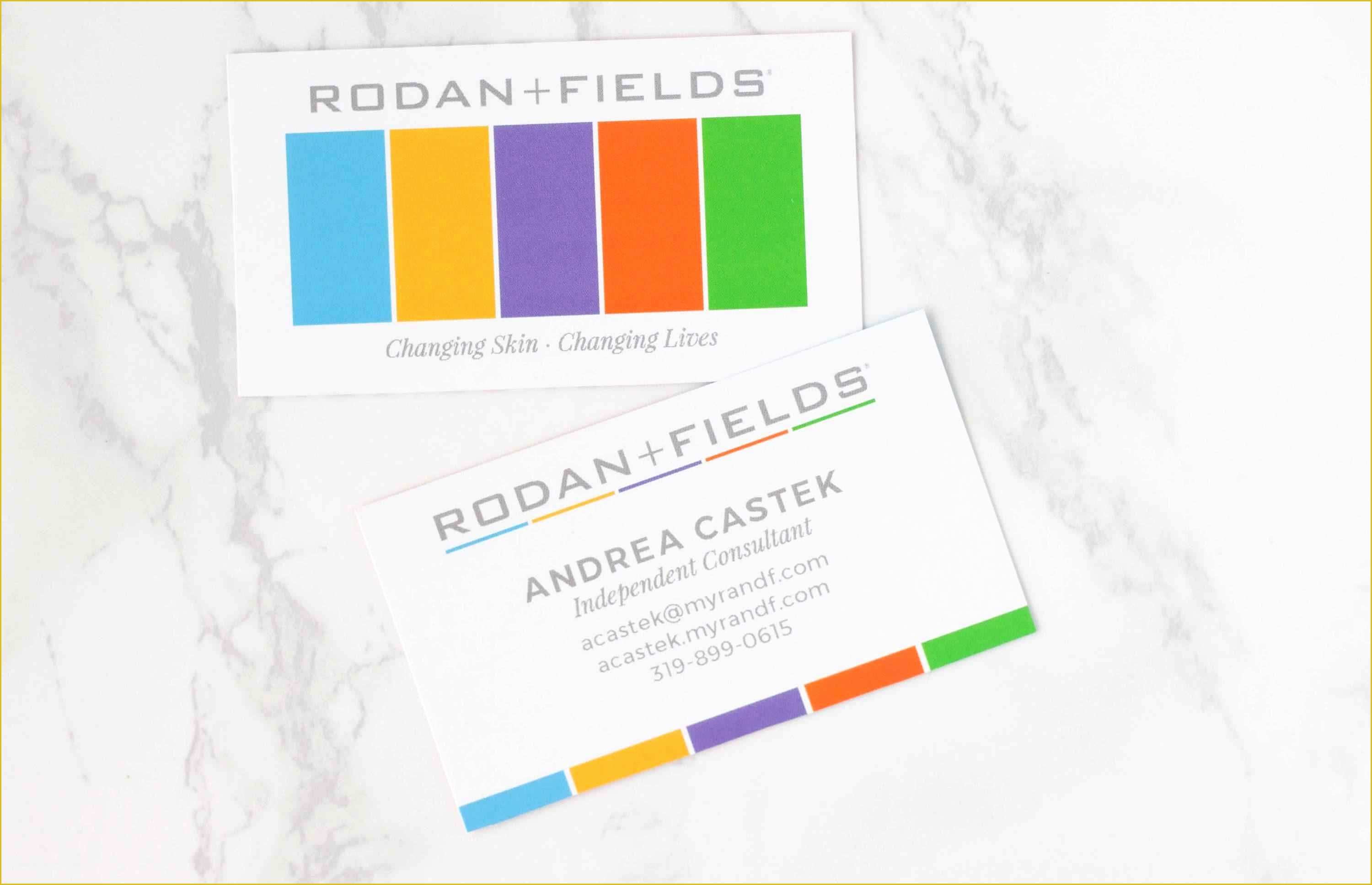 Rodan and Fields Business Card Template Free Of Awesome Rodan and Fields Business Cards Vistaprint