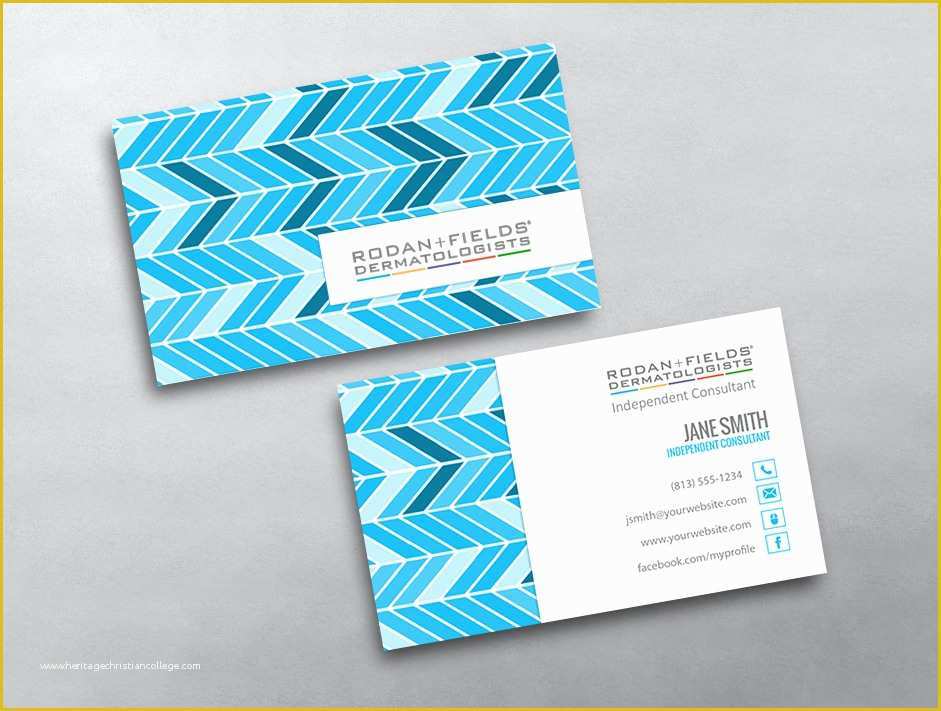 Rodan and Fields Business Card Template Free Of Rodan and Fields Business Card 13